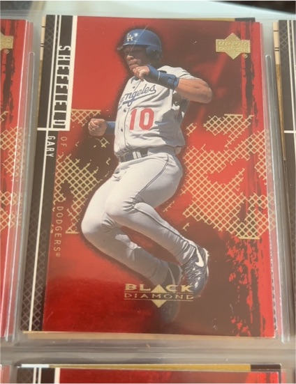 2000 Upper Deck Black Diamond Rookie Edition #62 Gary Sheffield — front