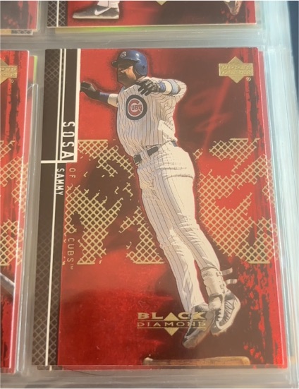2000 Upper Deck Black Diamond Rookie Edition #56 Sammy Sosa — front