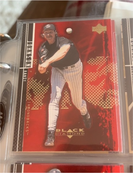 2000 Upper Deck Black Diamond Rookie Edition #58 Randy Johnson — front