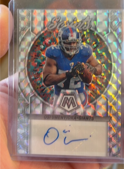 2023 Panini Mosaic #S24 Osi Umenyiora — front