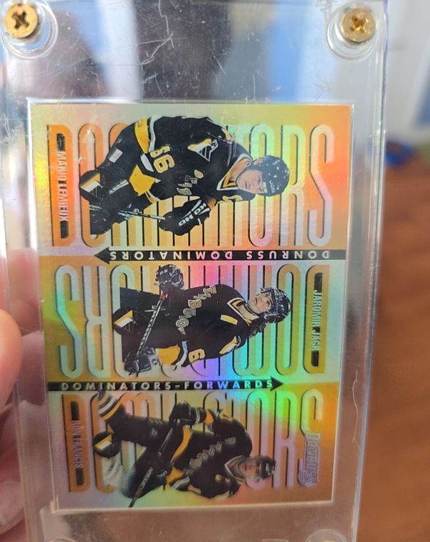 1996-97 Donruss Dominators #4 Jaromir Jagr — front