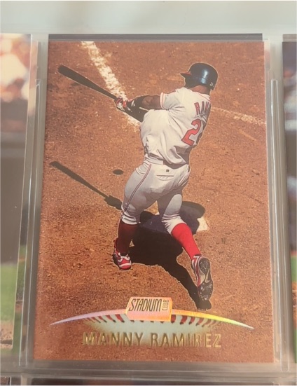 1999 Stadium Club #205 Manny Ramirez — front