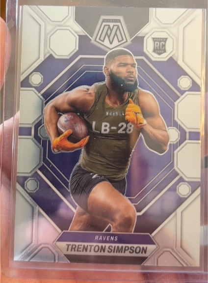 2023 Panini Mosaic #367 Trenton Simpson — front