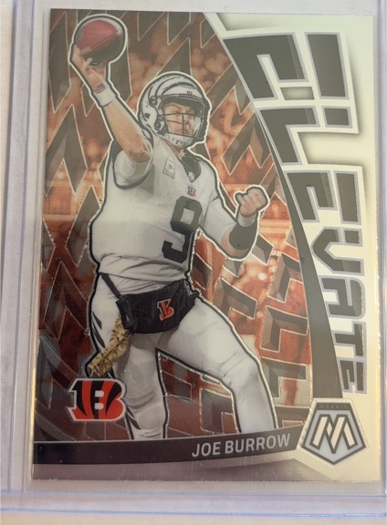 2023 Panini Mosaic #E-JB Joe Burrow Elevate — front