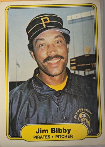 1982 Fleer #478 Jim Bibby — front