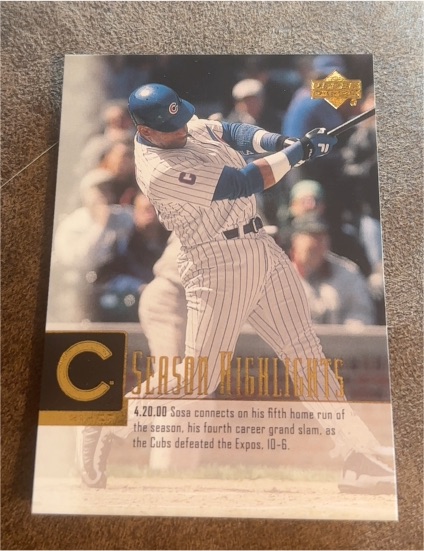 2000 Upper Deck Season Highlights #264 Sammy Sosa — front