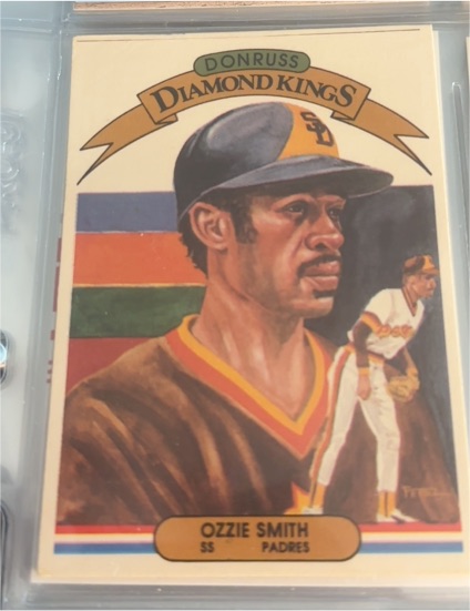 1982 Donruss Diamond Kings #21 Ozzie Smith — front