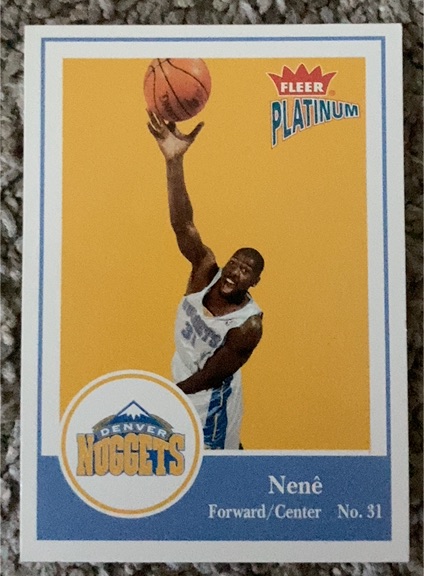 2003-04 Fleer Platinum #59 Nenê — front