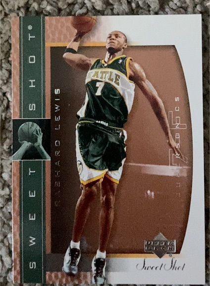 2003-04 Upper Deck Sweet Shot #80 Rashard Lewis — front