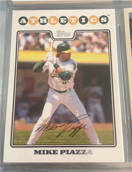 2008 Topps #72 Mike Piazza — front