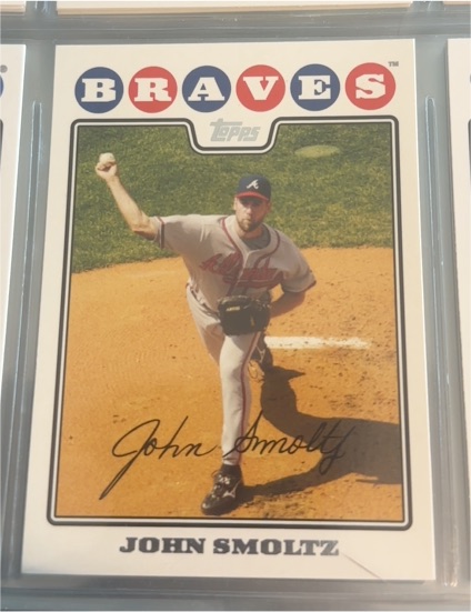 2008 Topps #540 John Smoltz — front
