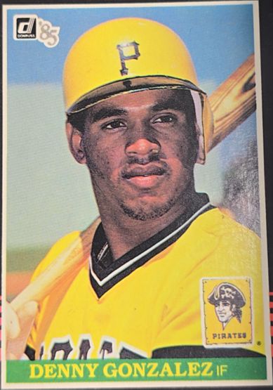1985 Donruss #600 Denny Gonzalez — front