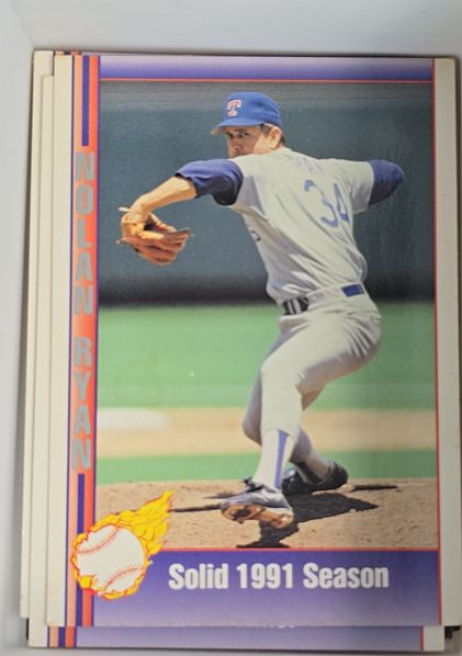 1991 Pacific Nolan Ryan Texas Express #184 — front