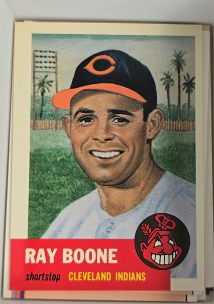 1953 Topps #25 Ray Boone — front