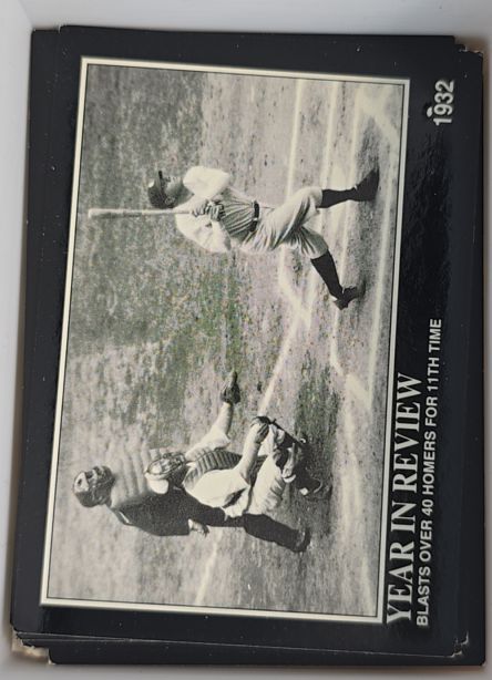1992 Megacards Babe Ruth Collection #24 Year in Review — front