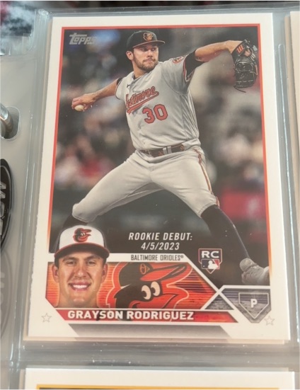 2023 Topps Update Series #US35 Grayson Rodriguez Rookie Debut — front