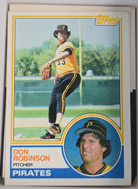 1983 Topps #44 Don Robinson — front