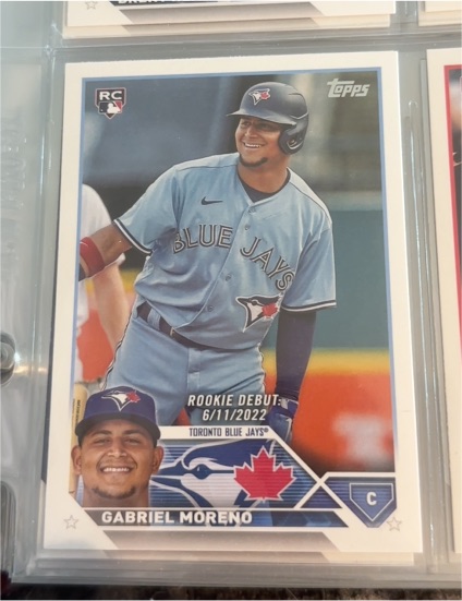 2023 Topps Update Series Rookie Debut #US290 Gabriel Moreno — front