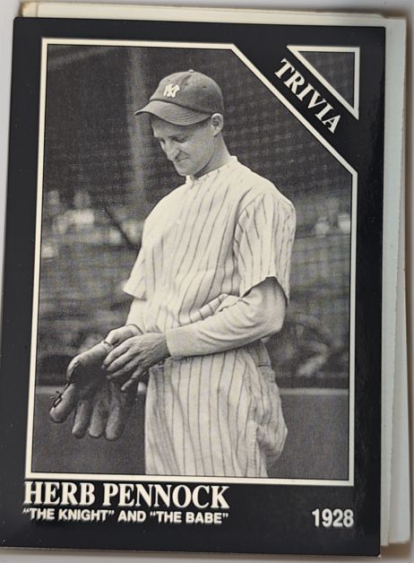 1992 Conlon Collection TSN #594 Herb Pennock — front
