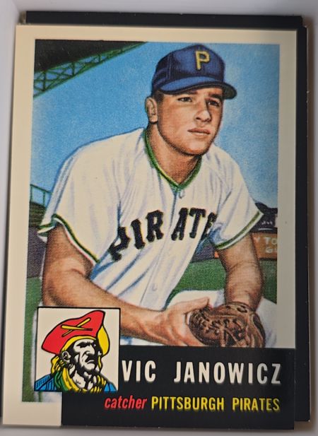 1991 Topps Archives 1953 #222 Vic Janowicz — front