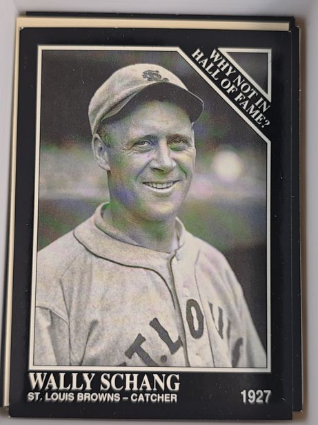 1992 Conlon Collection #448 Wally Schang — front