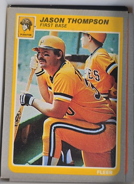 1985 Fleer #478 Jason Thompson — front