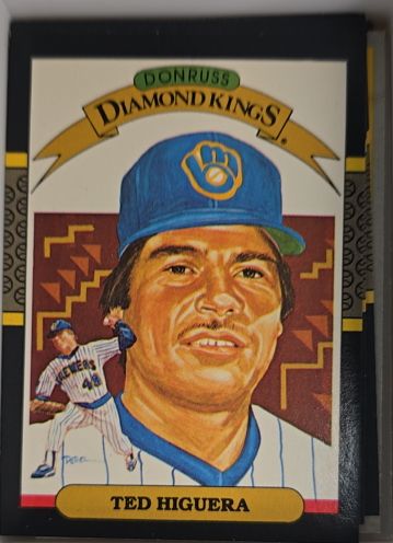 1986 Donruss Diamond Kings #16 Ted Higuera — front