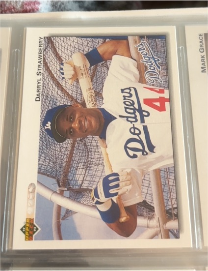 1992 Upper Deck #174 Darryl Strawberry — front