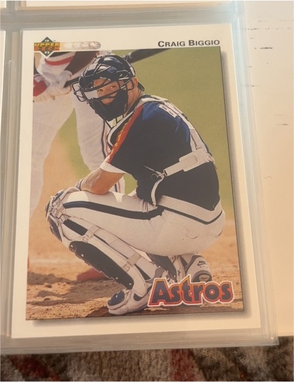 1992 Upper Deck #162 Craig Biggio — front
