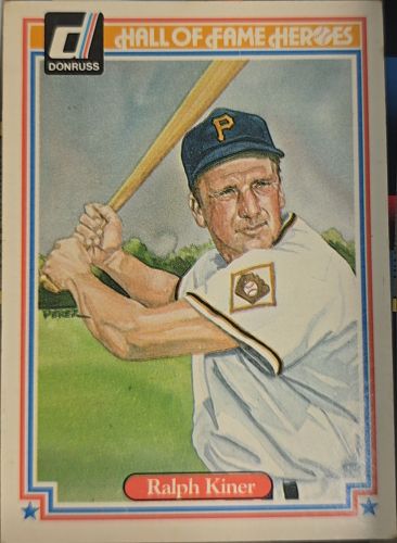 1983 Donruss Hall of Fame Heroes #38 Ralph Kiner — front