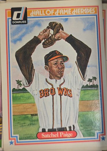 1983 Donruss Hall of Fame Heroes #11 Satchel Paige — front