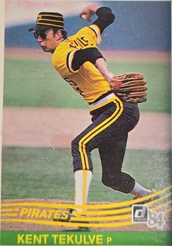 1984 Donruss #410 Kent Tekulve — front
