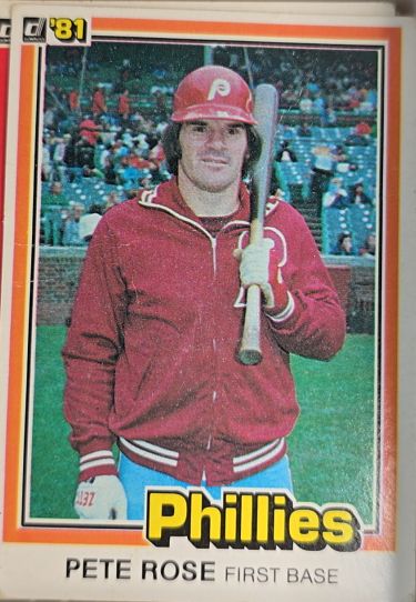 1981 Donruss #131 Pete Rose Philadelphia Phillies — front