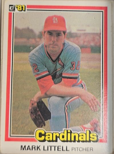 1981 Donruss #580 Mark Littell — front