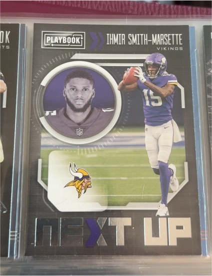 2021 Panini Playbook #NXT-ISM Ihmir Smith-Marsette Next Up — front