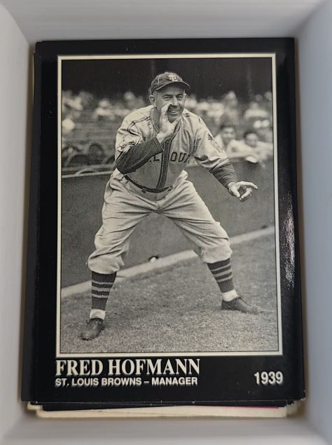1992 The Sporting News Conlon Collection #575 Fred Hofmann — front