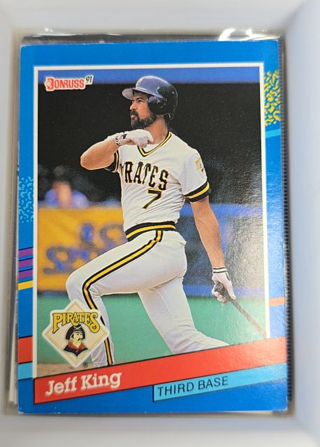 1991 Donruss #233 Jeff King — front