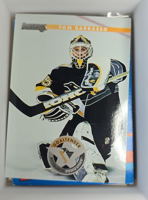 1996-97 Donruss #67 Tom Barrasso — front