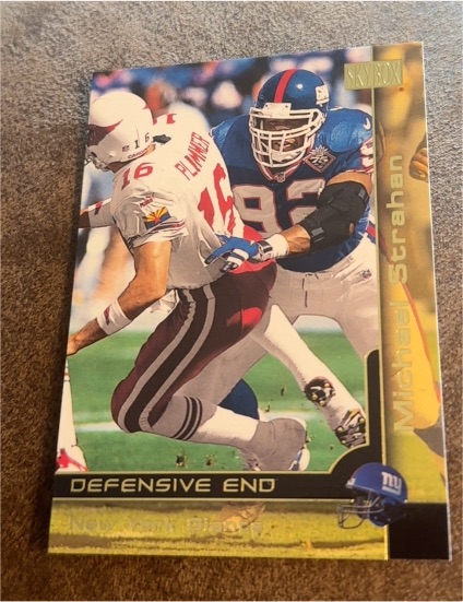 2000 SkyBox #39 Michael Strahan — front
