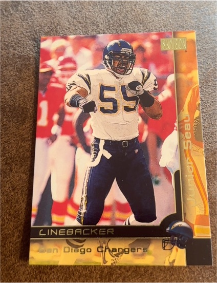 2000 Skybox #120 Junior Seau — front