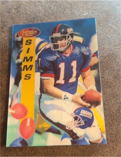 1994 Sportflics #64 Phil Simms — front