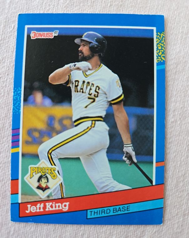 1991 Donruss #233 Jeff King — front