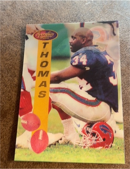 1994 Pinnacle Sportflics 3D #134 Thurman Thomas — front