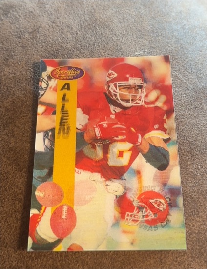 1994 Pinnacle Sportflics 3D #46 Terry Allen — front