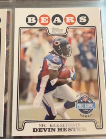 2008 Topps Football #313 Devin Hester — front