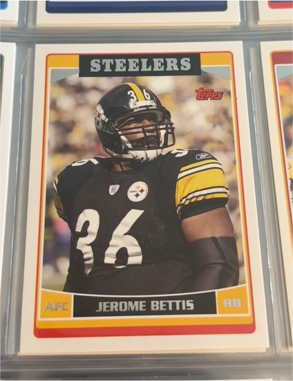 2006 Topps #56 Jerome Bettis — front