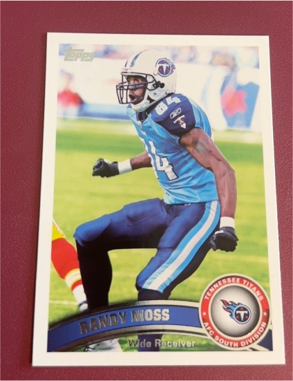 2011 Topps #258 Randy Moss — front