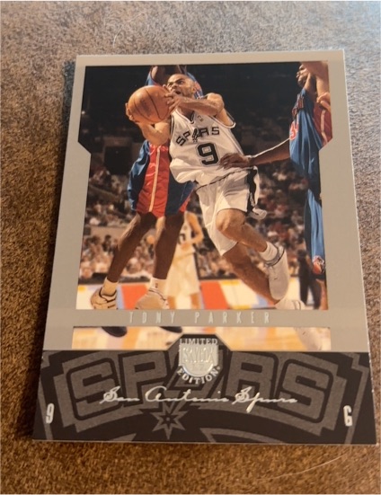 2004-05 SkyBox Limited Edition #1 Tony Parker — front