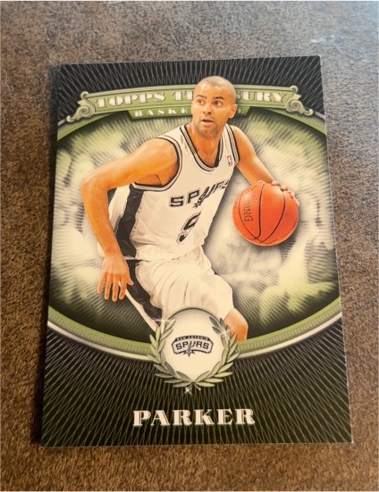 2008-09 Topps Treasury #29 Tony Parker — front