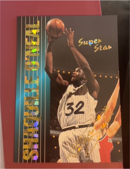 1994 Sports Stars USA Super Star #118 Shaquille O'Neal — front